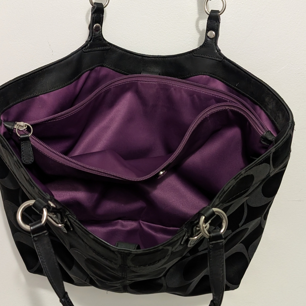 Coach Black Tote Bag - Picture 3 of 6